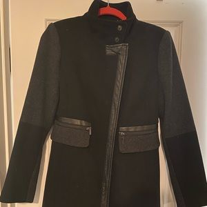 Kensie wool trench coat, size XS